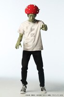 高木俊扮するインフルエンザウイルス感染細胞。