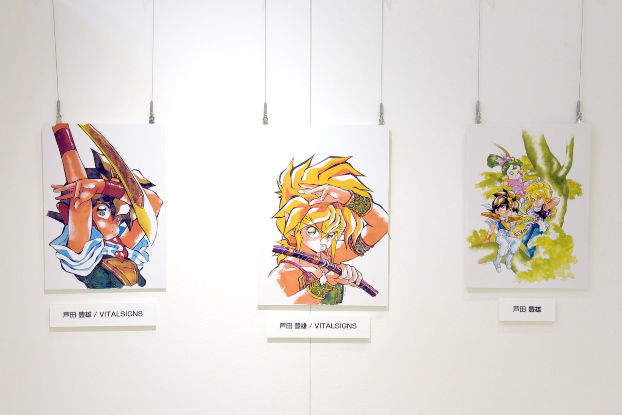 「魔神英雄伝ワタル30周年記念展」より。