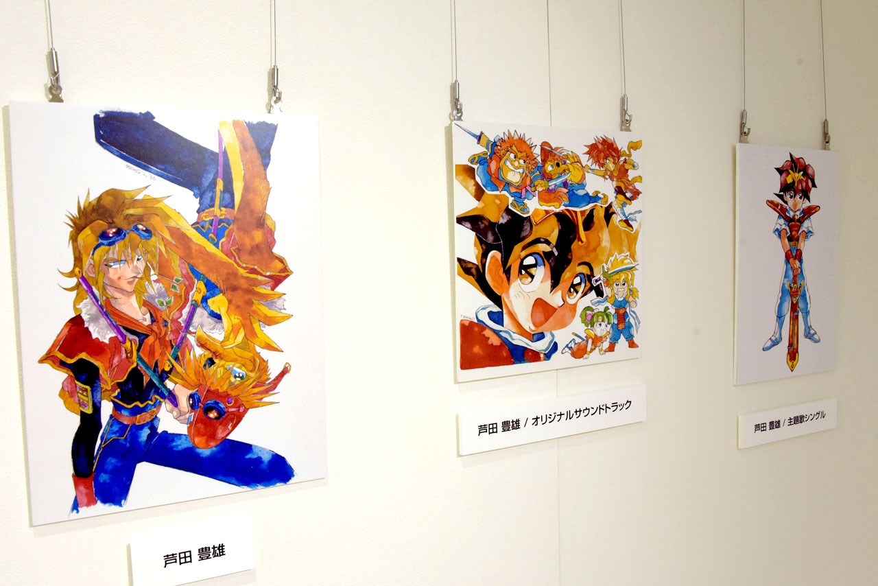 「魔神英雄伝ワタル30周年記念展」より。