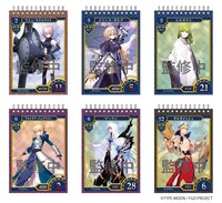 「Fate/Grand Order 2019年版日めくりカレンダー」の中面サンプル。