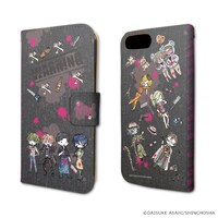 「殺彼－サツカレ－」をモチーフにした手帳型スマートフォンケース。