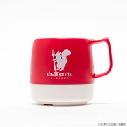 「山と食欲と私」をモチーフにしたマグカップ。