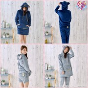 ルナとダイアナをイメージしたルームウェア着用例。