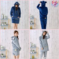 ルナとダイアナをイメージしたルームウェア着用例。