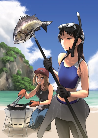 「銛ガール」カラーカット