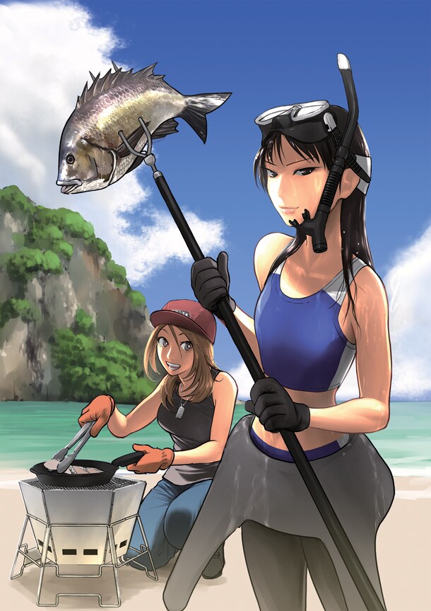 「銛ガール」カラーカット