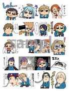 「あんさんぶくぶスターズ！」のLINEスタンプ。