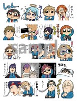 「あんさんぶくぶスターズ！」のLINEスタンプ。