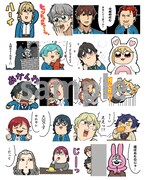 「あんさんぶくぶスターズ！」のLINEスタンプ。