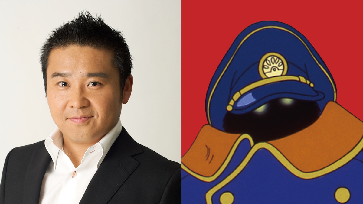 左からお宮の松、車掌。 (c)松本零士・東映アニメーション
