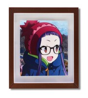 「ゆるキャン△額縁型バッジ」大垣千明モデル