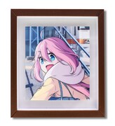 「ゆるキャン△額縁型バッジ」各務原なでしこモデル