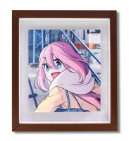 「ゆるキャン△額縁型バッジ」各務原なでしこモデル