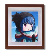 「ゆるキャン△額縁型バッジ」志摩リンモデル