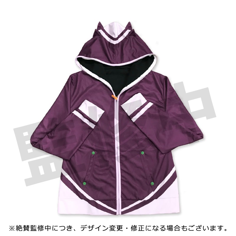 「SSSS.GRIDMAN パーカー 新条アカネ ver.」サンプル画像。(c)円谷プロ (c)2018 TRIGGER・雨宮哲／「GRIDMAN」製作委員会