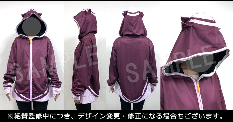 「SSSS.GRIDMAN パーカー 新条アカネ ver.」着用イメージ。(c)円谷プロ (c)2018 TRIGGER・雨宮哲／「GRIDMAN」製作委員会
