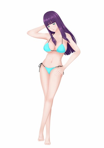 VRソフト「終末のハーレム」より周防美来のビジュアル。(c)LINK・宵野コタロー／集英社・終末のハーレムVR製作委員会