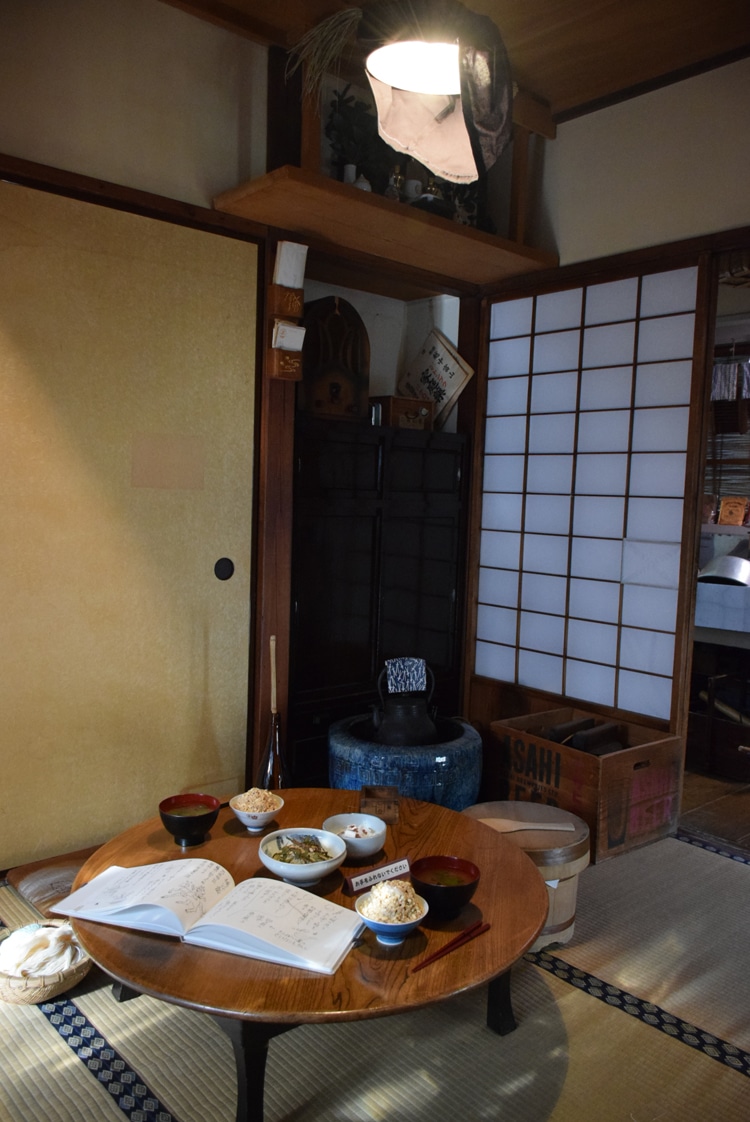 茶の間の再現展示。(c)昭和のくらし博物館