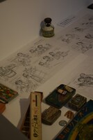 スケッチとコレクション。(c)昭和のくらし博物館