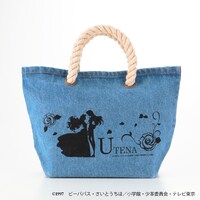 「少女革命ウテナ リバティプリント デニムロープトートバッグ」