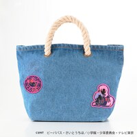 「少女革命ウテナ リバティプリント デニムロープトートバッグ」