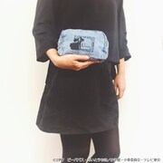 「少女革命ウテナ リバティプリント デニムファスナーポーチ」の使用例。