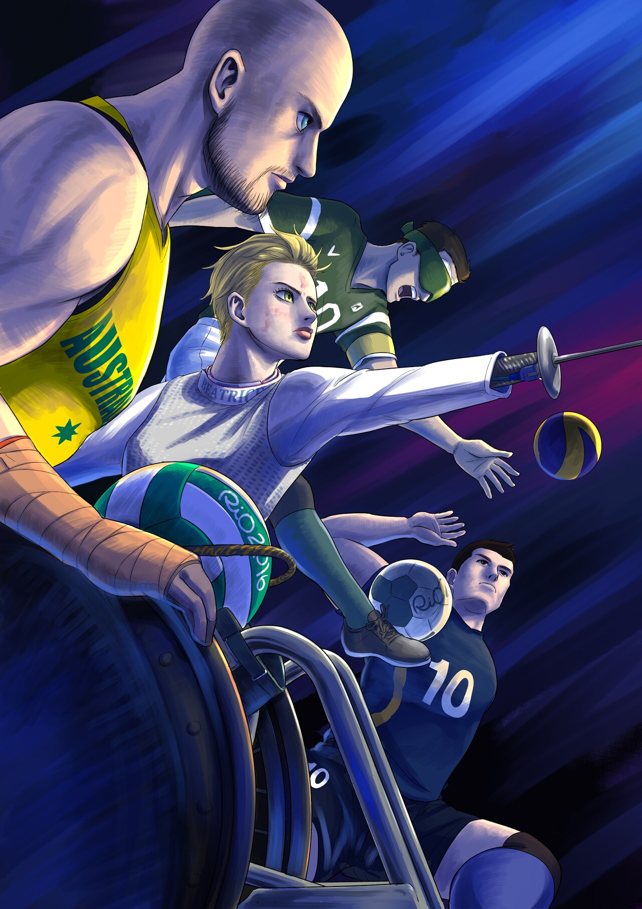 パラスポーツのアスリートに迫るWOWOW番組のコミカライズがYJで