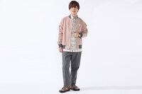 御坂美琴モデルのアイテムの着用例。