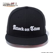 「進撃の巨人 NEW ERA キャップ タイトルロゴ Ver.」