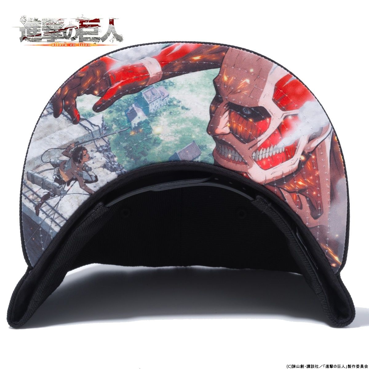 「進撃の巨人 NEW ERA キャップ タイトルロゴ Ver.」