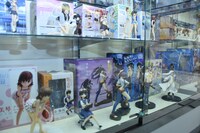 フィギュアの陳列コーナー。