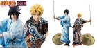 「NARUTO」岸本斉史が描いた着物姿のナルトとサスケがフィギュアに