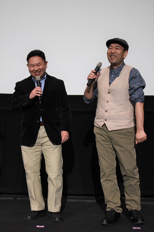 左から暮田公平、貝澤幸男。