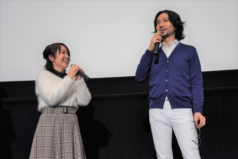 キュアエール／野乃はな役の引坂理絵と、ジョージ・クライの