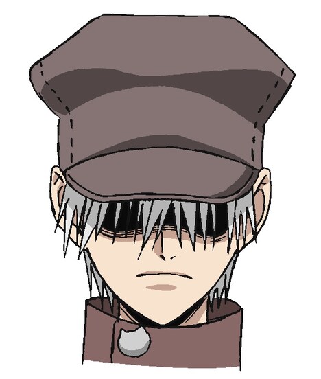 拾因（CV：森川智之）の設定画。