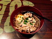 この日提供されたフードメニュー「兵蔵のソバ」。