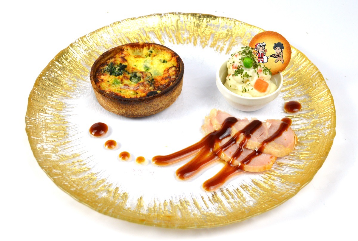 「木兎と赤葦のXmasキッシュプレート」