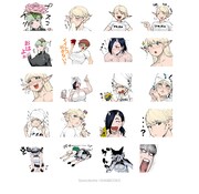 「エルフさんは痩せられない。」LINEスタンプ