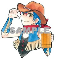 メロンブックス特典のビールラベル風ペーパーシール。