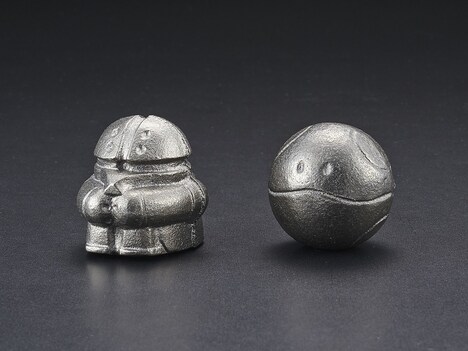 「南部鉄器 鉄魂アッガイ」「南部鉄器 鉄魂ハロ」