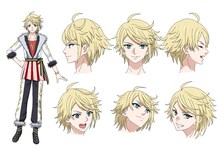 天下左京（CV：福西勝也）の設定画。