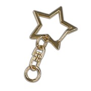 「それいけアラキタくん」ドット絵ウッドキーホルダーのナスカン。