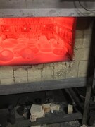 「南部鉄器 鉄瓶ZAKU」の制作工程。