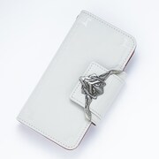 赤のセイバーモデルのスマートフォンケース。