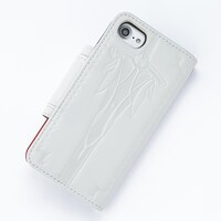 赤のセイバーモデルのスマートフォンケース。