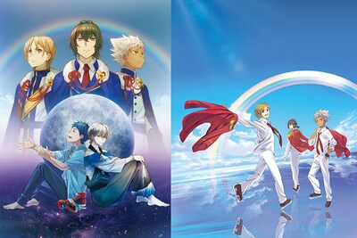 左から「KING OF PRISM by PrettyRhythm」のメインビジュアル、「KING OF PRISM -PRIDE the HERO-」のメインビジュアル。