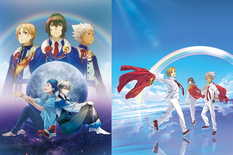 左から「KING OF PRISM by PrettyRhythm」のメインビジュアル、「KING OF PRISM -PRIDE the HERO-」のメインビジュアル。