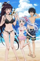 ソフマップの1巻から4巻までの連動購入特典・アニメ描き下ろしB2タペストリー。