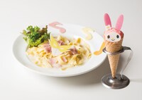 「おねがいマイメンタイ♪クリームパスタ」はアイスに見立てた明太子マッシュポテトを、クリームパスタに乗せて食べるというもの。