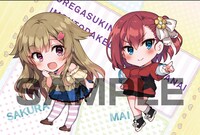 コラボメニューを注文するともらえるポストカード。